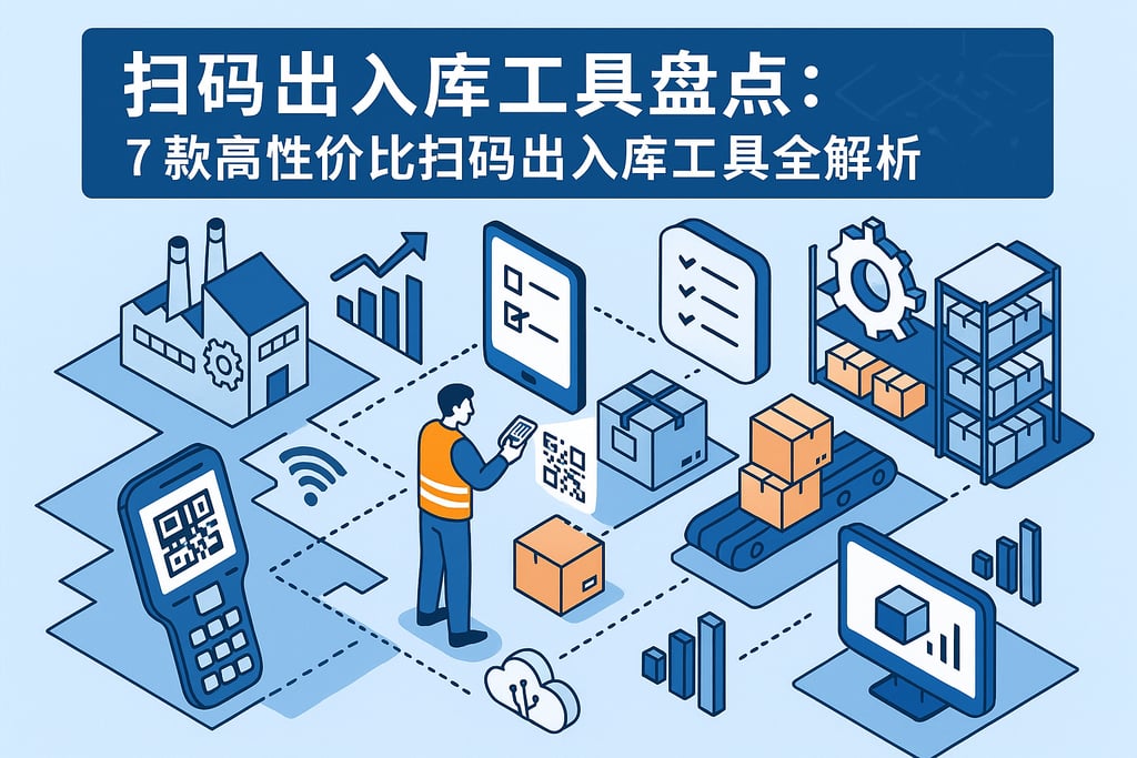 扫码出入库工具盘点：7 款高性价比扫码出入库工具全解析